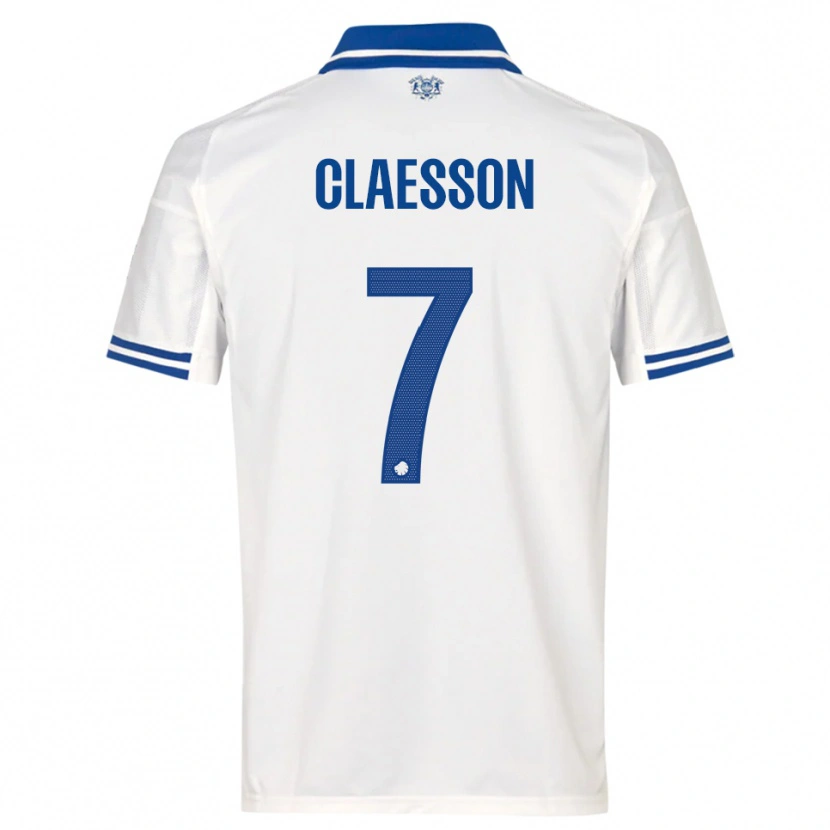 Danxen Kinder Viktor Claesson #7 Weiß Blau Heimtrikot Trikot 2025/26 T-Shirt Schweiz