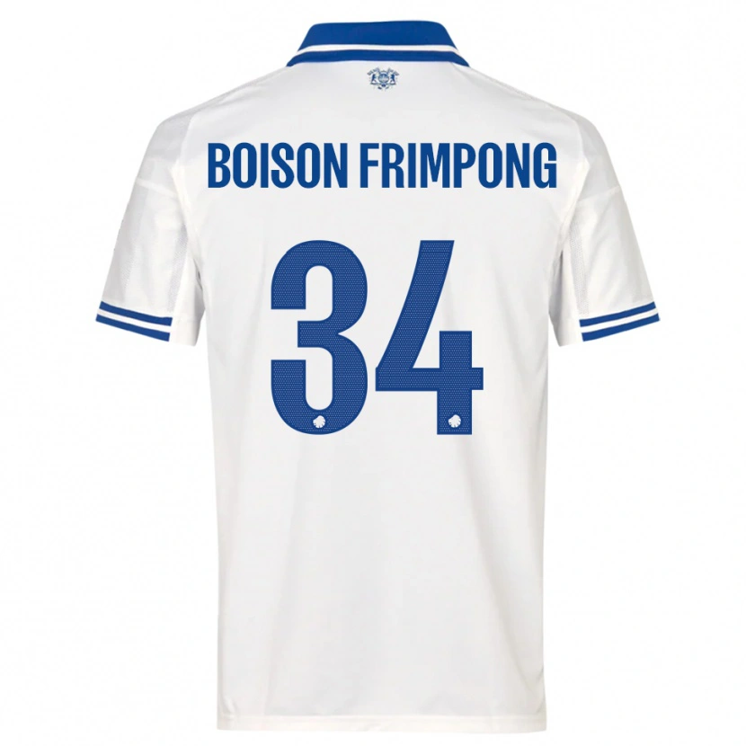 Danxen Kinder David Boison Frimpong #34 Weiß Blau Heimtrikot Trikot 2025/26 T-Shirt Schweiz