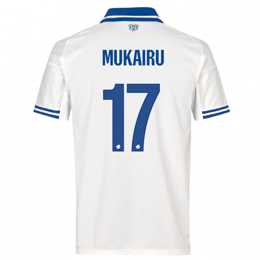 Danxen Kinder Paul Mukairu #17 Weiß Blau Heimtrikot Trikot 2025/26 T-Shirt Schweiz