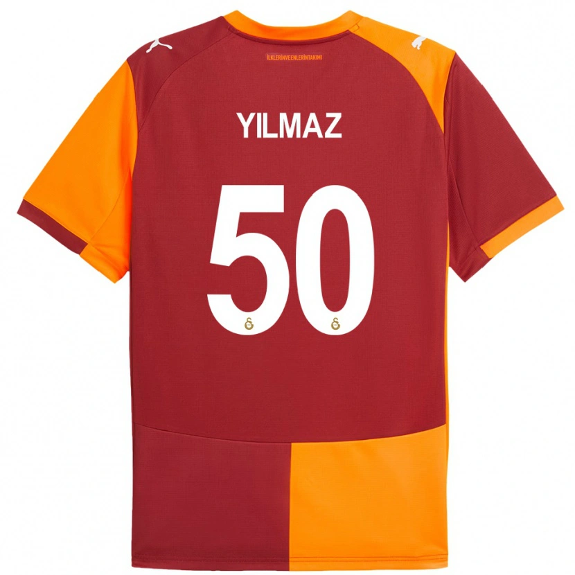 Danxen Kinder Jankat Yılmaz #50 Rot Orange Heimtrikot Trikot 2025/26 T-Shirt Schweiz