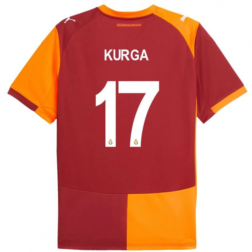 Danxen Kinder Handan Kurğa #17 Rot Orange Heimtrikot Trikot 2025/26 T-Shirt Schweiz