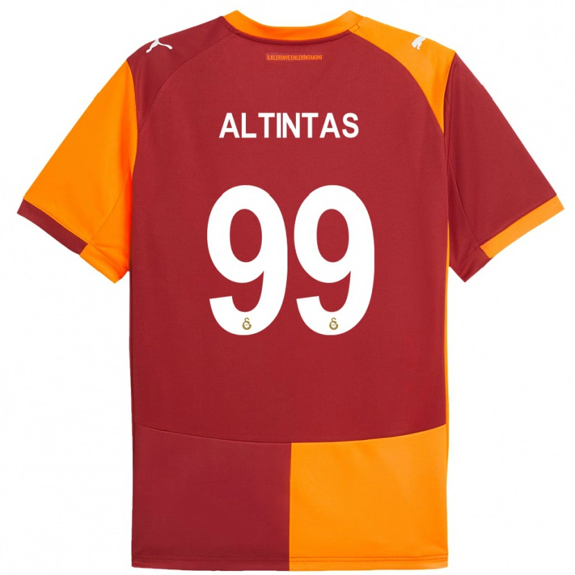 Danxen Kinder Benan Altıntaş #99 Rot Orange Heimtrikot Trikot 2025/26 T-Shirt Schweiz