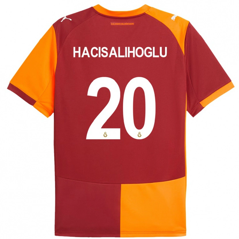 Danxen Kinder Arda Hacisalihoglu #20 Rot Orange Heimtrikot Trikot 2025/26 T-Shirt Schweiz