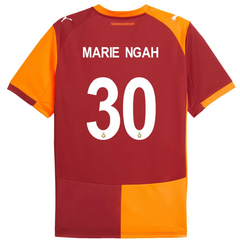 Danxen Kinder Marie Gisele Divine Ngah Manga #30 Rot Orange Heimtrikot Trikot 2025/26 T-Shirt Schweiz
