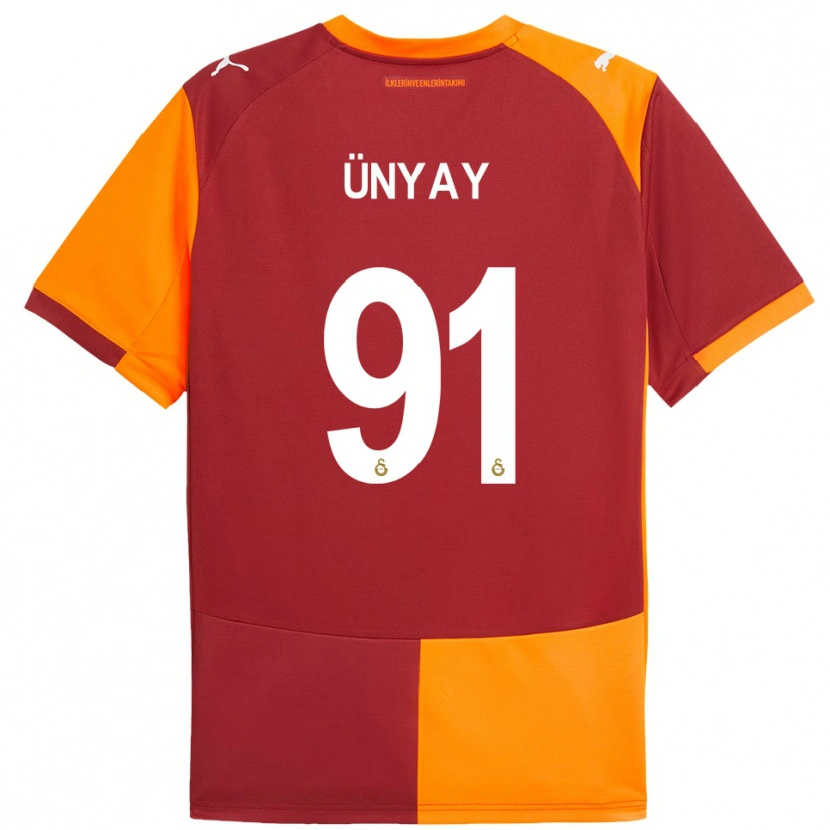 Danxen Kinder Arda Ünyay #91 Rot Orange Heimtrikot Trikot 2025/26 T-Shirt Schweiz