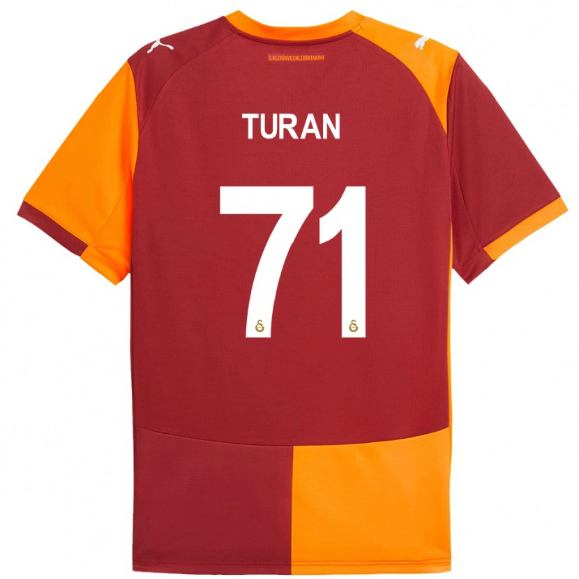 Danxen Kinder Hasan Turan #71 Rot Orange Heimtrikot Trikot 2025/26 T-Shirt Schweiz
