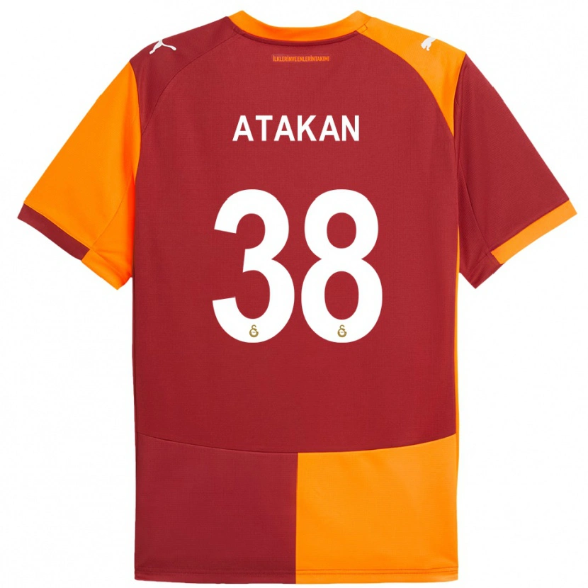 Danxen Kinder Atakan Ordu #38 Rot Orange Heimtrikot Trikot 2025/26 T-Shirt Schweiz