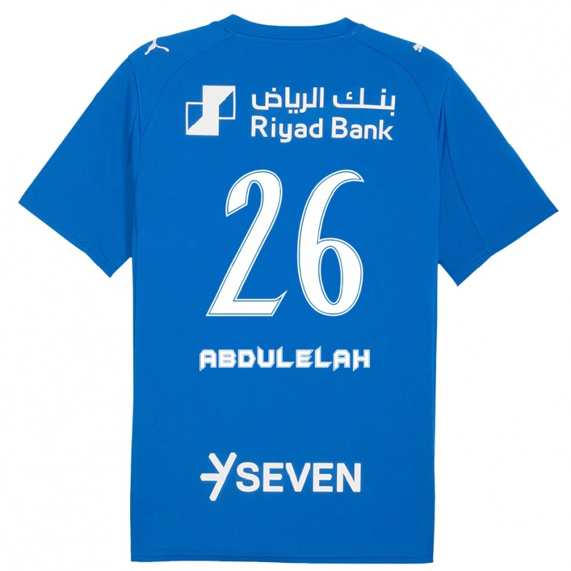 Danxen Kinder Abdulelah Al-Malki #26 Blau Weiß Heimtrikot Trikot 2025/26 T-Shirt Schweiz