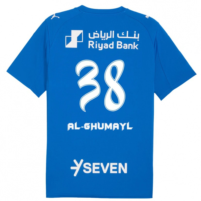 Danxen Kinder Turki Al-Ghumayl #38 Blau Weiß Heimtrikot Trikot 2025/26 T-Shirt Schweiz