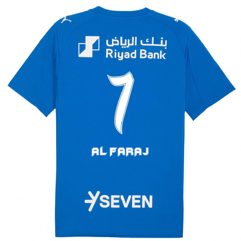 Danxen Kinder Salman Al-Faraj #7 Blau Weiß Heimtrikot Trikot 2025/26 T-Shirt Schweiz