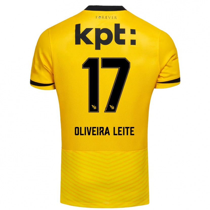 Danxen Kinder Ana Oliveira Leite #17 Gelb Schwarz Heimtrikot Trikot 2025/26 T-Shirt Schweiz