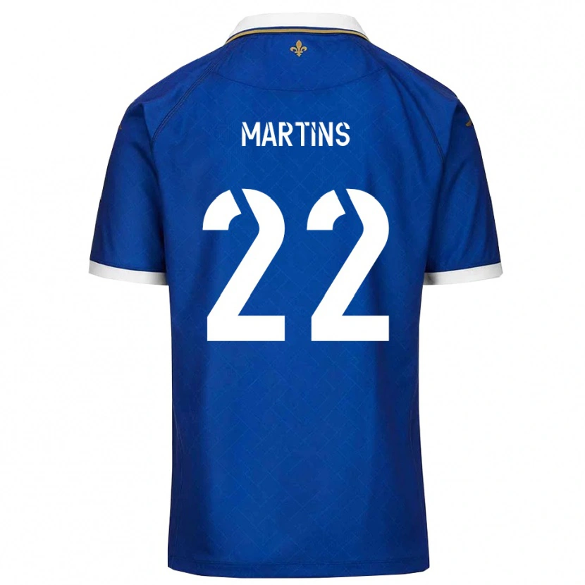 Danxen Kinder Nicolas Martins #22 Blau Gold Heimtrikot Trikot 2025/26 T-Shirt Schweiz