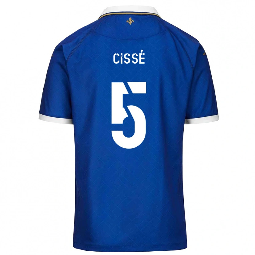 Danxen Kinder Bilal Cissé #5 Blau Gold Heimtrikot Trikot 2025/26 T-Shirt Schweiz