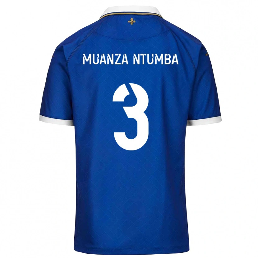 Danxen Kinder Olivier Muanza Ntumba #3 Blau Gold Heimtrikot Trikot 2025/26 T-Shirt Schweiz