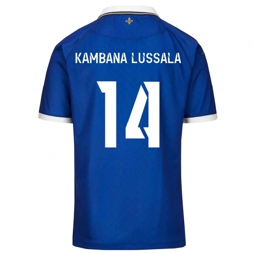 Danxen Kinder Francisco Kambana Lussala #14 Blau Gold Heimtrikot Trikot 2025/26 T-Shirt Schweiz