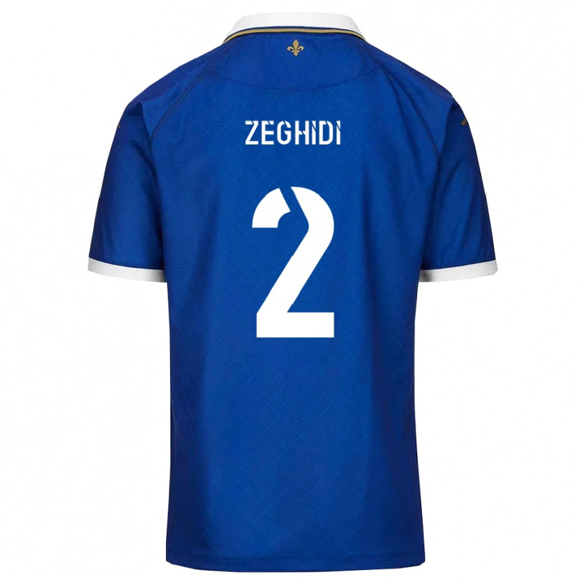 Danxen Kinder Yanis Zeghidi #2 Blau Gold Heimtrikot Trikot 2025/26 T-Shirt Schweiz