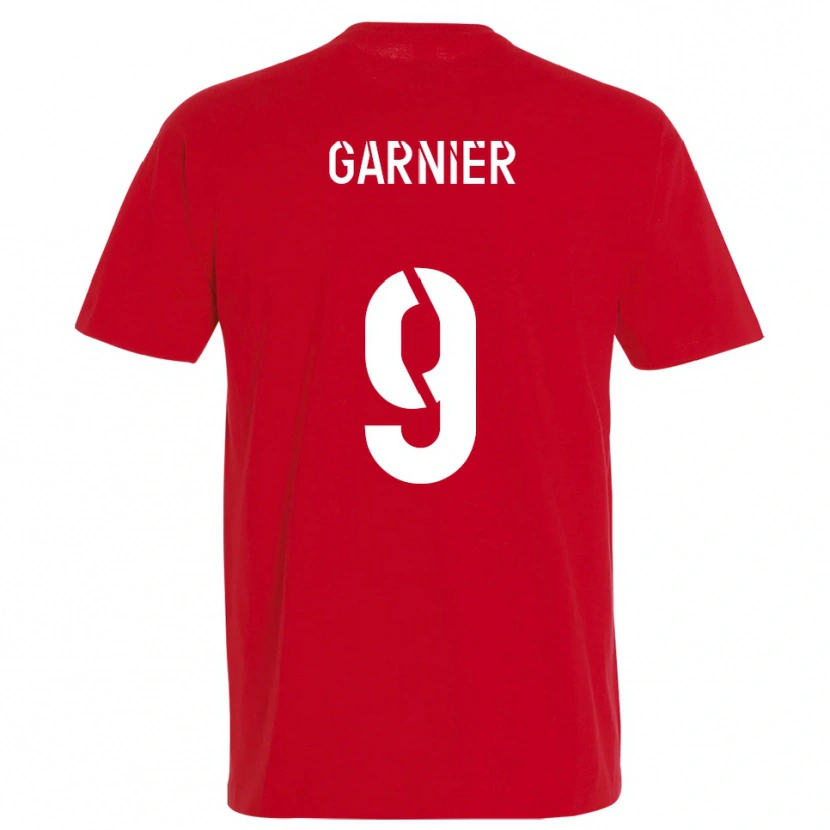 Danxen Kinder Thomas Garnier #9 Rot Gelb Heimtrikot Trikot 2025/26 T-Shirt Schweiz