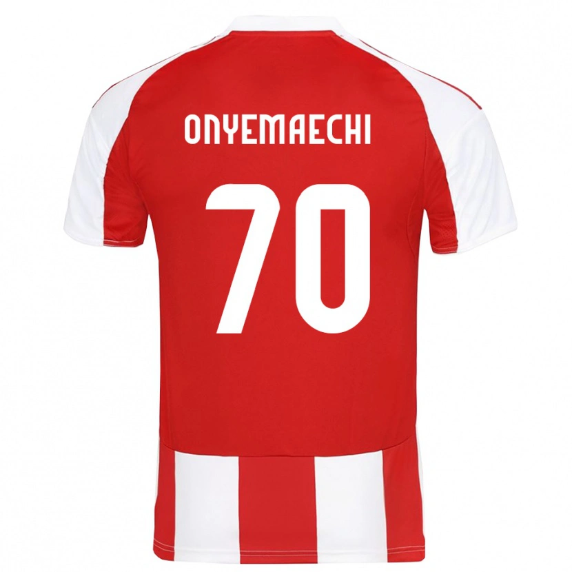 Danxen Kinder Bruno Onyemaechi #70 Rot Weiß Heimtrikot Trikot 2025/26 T-Shirt Schweiz