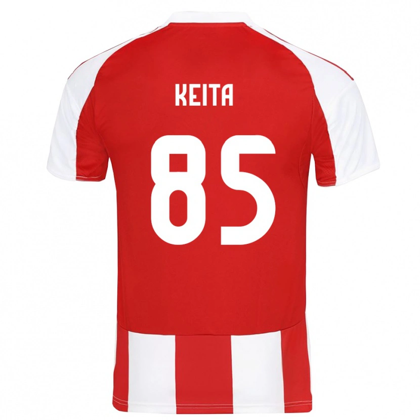 Danxen Kinder Diby Keita #85 Rot Weiß Heimtrikot Trikot 2025/26 T-Shirt Schweiz