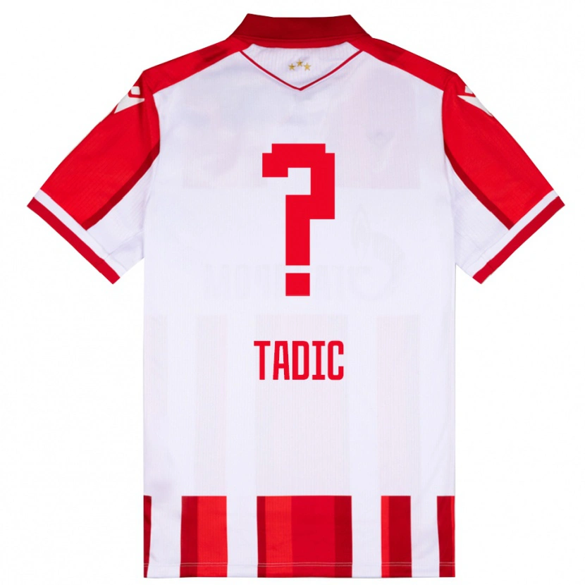 Danxen Kinder Luka Tadic #0 Rot Weiß Heimtrikot Trikot 2025/26 T-Shirt Schweiz