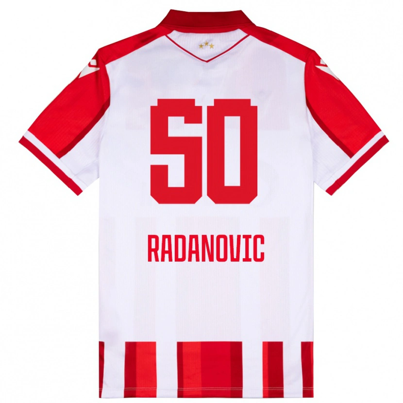 Danxen Kinder Savo Radanovic #50 Rot Weiß Heimtrikot Trikot 2025/26 T-Shirt Schweiz