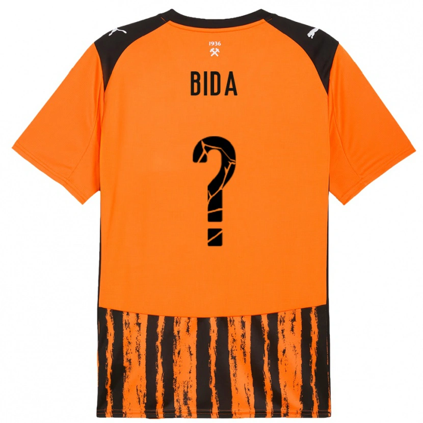 Danxen Kinder Denys Bida #0 Orange Schwarz Heimtrikot Trikot 2025/26 T-Shirt Schweiz