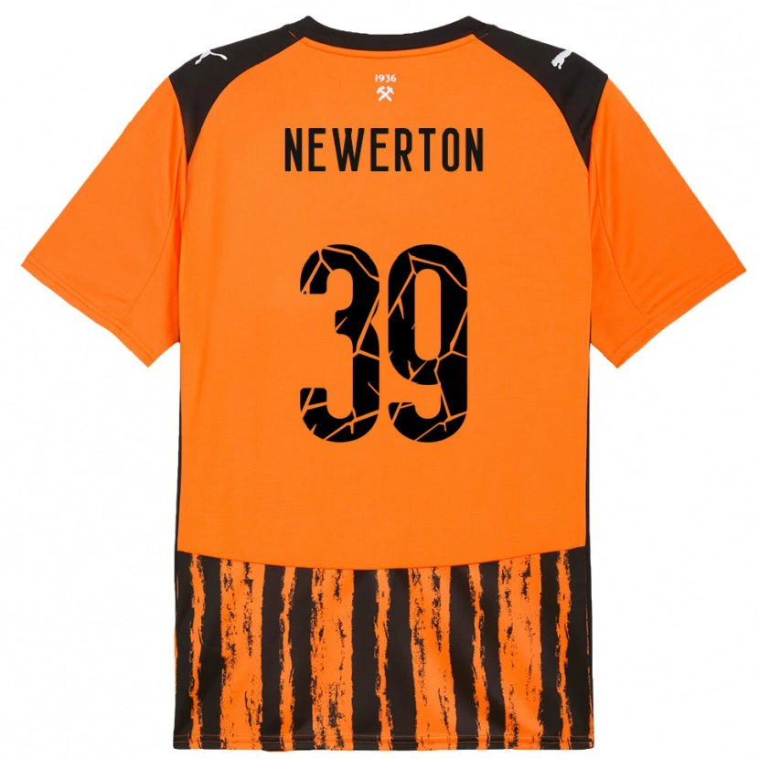 Danxen Kinder Newerton #39 Orange Schwarz Heimtrikot Trikot 2025/26 T-Shirt Schweiz