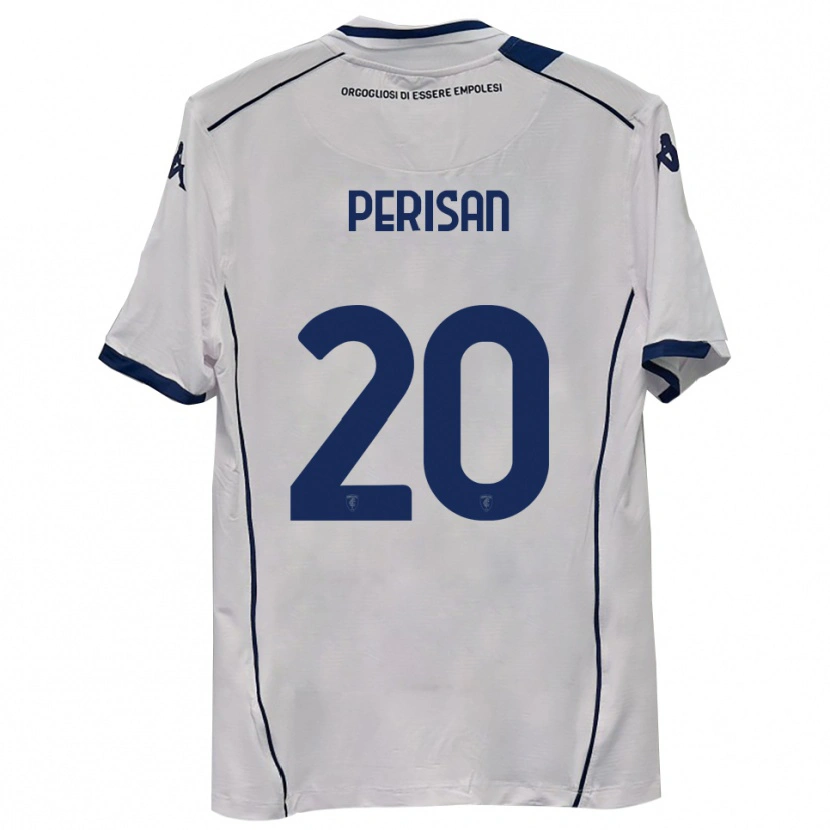 Danxen Kinder Samuele Perisan #20 Dunkelmarineblau Auswärtstrikot Trikot 2025/26 T-Shirt Schweiz