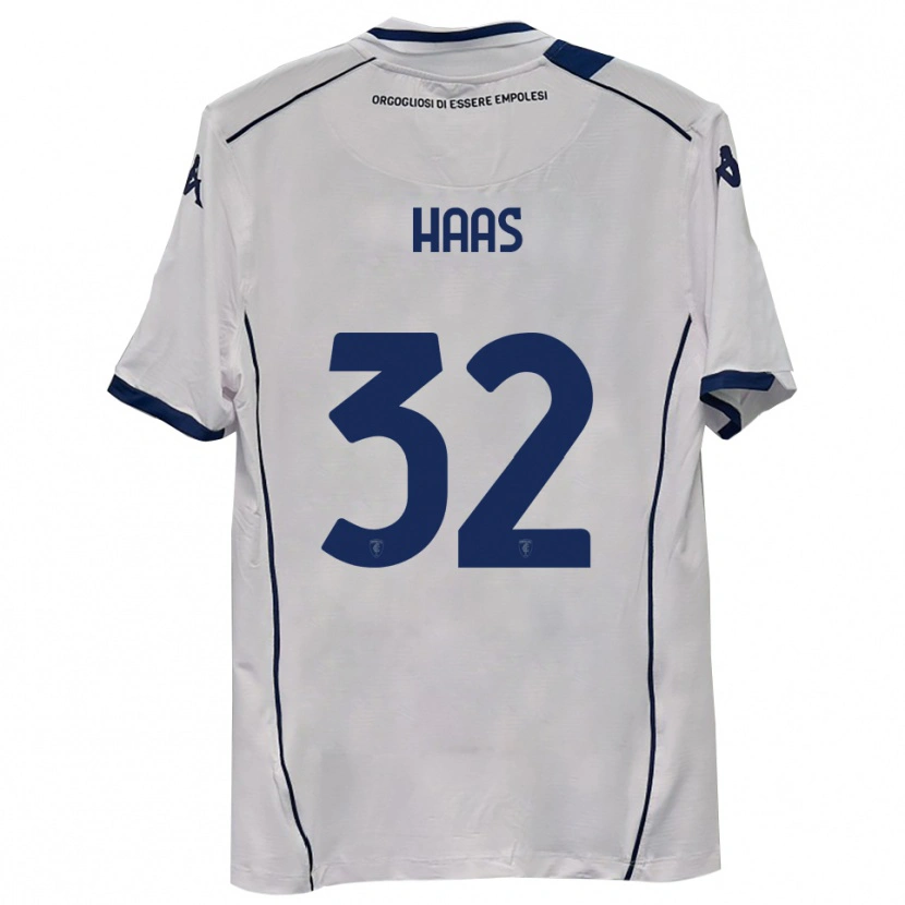 Danxen Kinder Nicolas Haas #32 Dunkelmarineblau Auswärtstrikot Trikot 2025/26 T-Shirt Schweiz