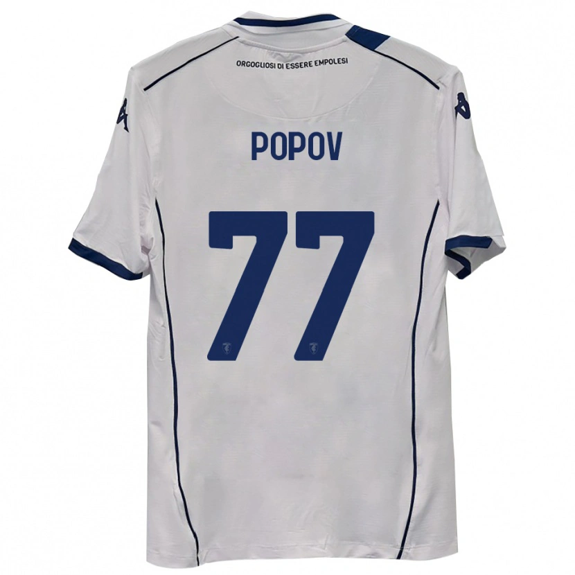 Danxen Kinder Bogdan Popov #77 Dunkelmarineblau Auswärtstrikot Trikot 2025/26 T-Shirt Schweiz