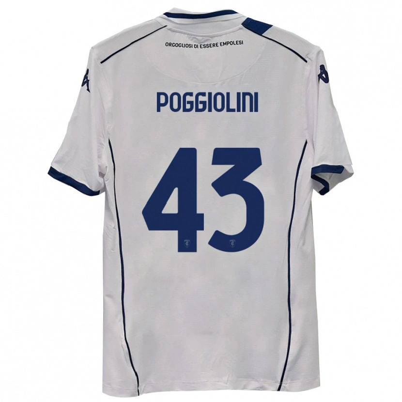 Danxen Kinder Duccio Poggiolini #43 Dunkelmarineblau Auswärtstrikot Trikot 2025/26 T-Shirt Schweiz