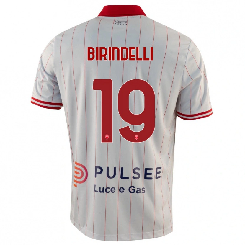 Danxen Kinder Samuele Birindelli #19 Weiß Rot Blau Auswärtstrikot Trikot 2025/26 T-Shirt Schweiz
