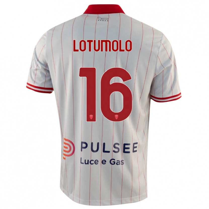 Danxen Kinder Matteo Lotumolo #16 Weiß Rot Blau Auswärtstrikot Trikot 2025/26 T-Shirt Schweiz