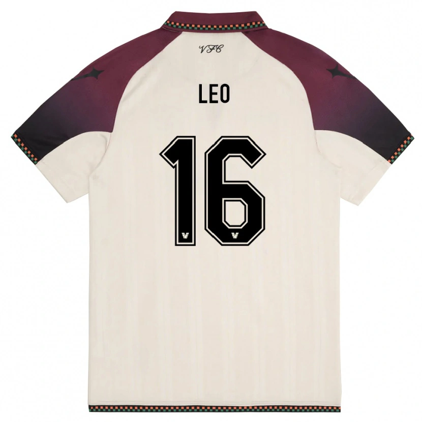 Danxen Kinder Andrea Leo #16 Cremefarben Burgund Auswärtstrikot Trikot 2025/26 T-Shirt Schweiz