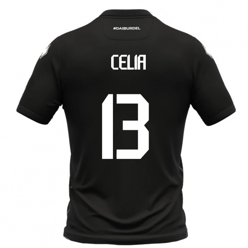 Danxen Kinder Raffaele Celia #13 Schwarz Weiß Auswärtstrikot Trikot 2025/26 T-Shirt Schweiz