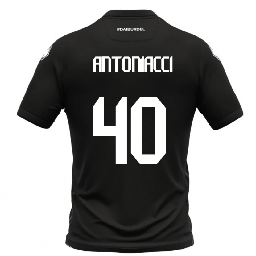 Danxen Kinder Augusto Antoniacci #40 Schwarz Weiß Auswärtstrikot Trikot 2025/26 T-Shirt Schweiz