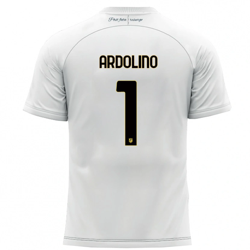 Danxen Kinder Antonio Ardolino #1 Weiß Gelb Auswärtstrikot Trikot 2025/26 T-Shirt Schweiz