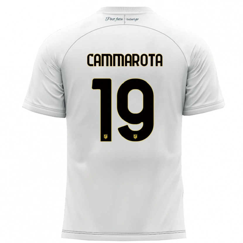 Danxen Kinder Vincenzo Cammarota #19 Weiß Gelb Auswärtstrikot Trikot 2025/26 T-Shirt Schweiz