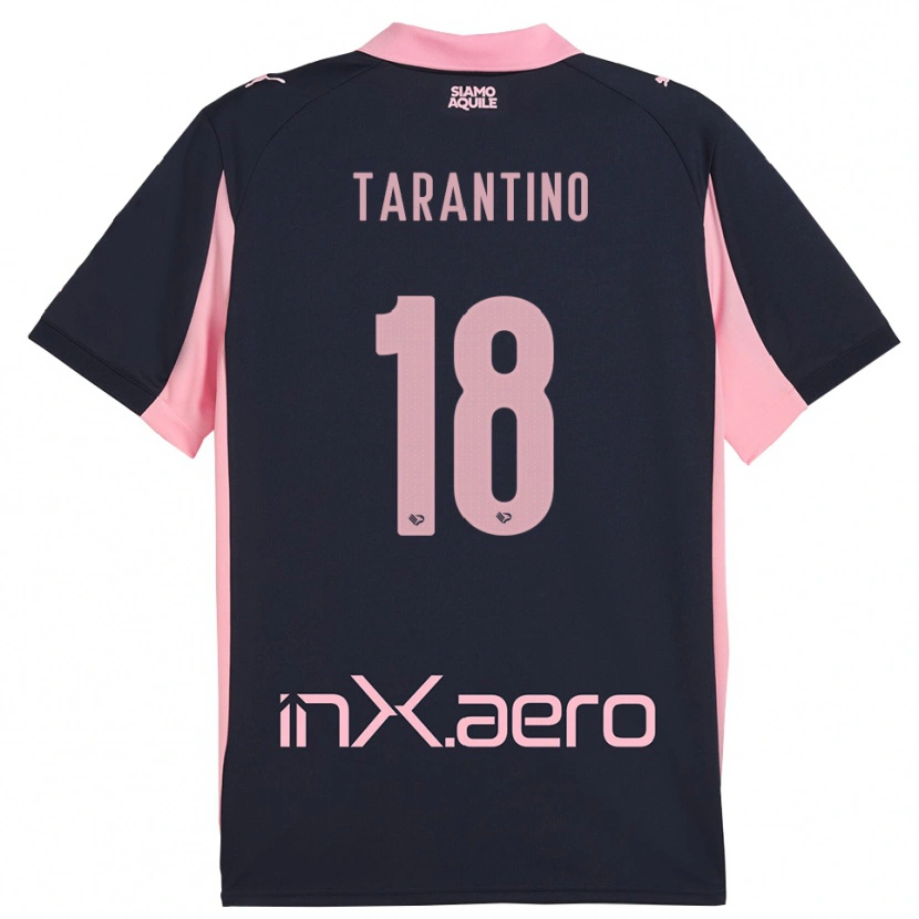 Danxen Kinder Antonino Tarantino #18 Marineblau Pink Auswärtstrikot Trikot 2025/26 T-Shirt Schweiz