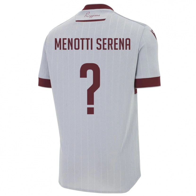 Danxen Kinder Toma Menotti Serena #0 Burgund Weiß Auswärtstrikot Trikot 2025/26 T-Shirt Schweiz