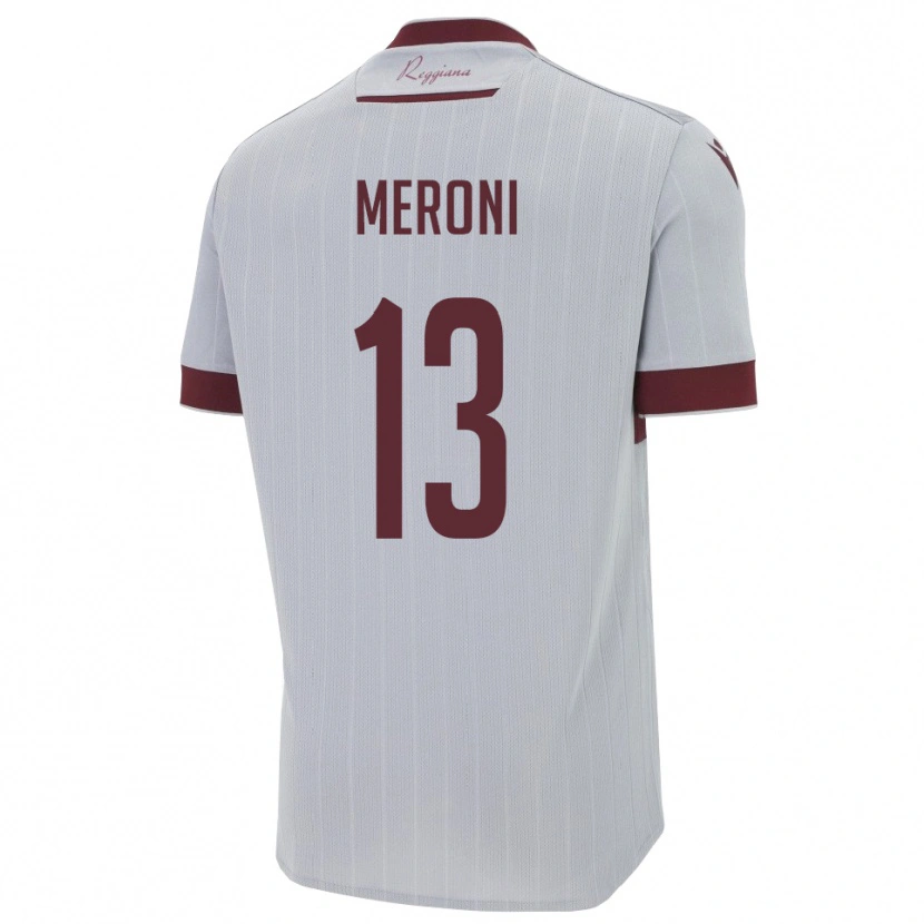 Danxen Kinder Andrea Meroni #13 Burgund Weiß Auswärtstrikot Trikot 2025/26 T-Shirt Schweiz