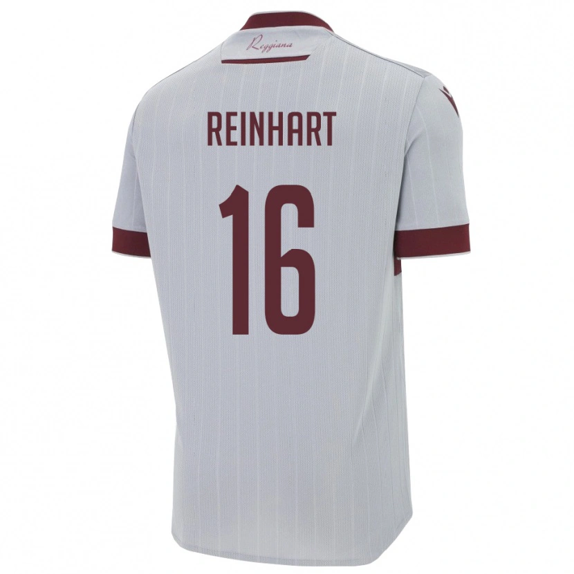Danxen Kinder Tobías Reinhart #16 Burgund Weiß Auswärtstrikot Trikot 2025/26 T-Shirt Schweiz