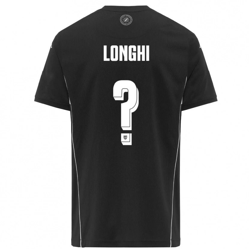 Danxen Kinder Tommaso Longhi #0 Schwarz Weiß Auswärtstrikot Trikot 2025/26 T-Shirt Schweiz