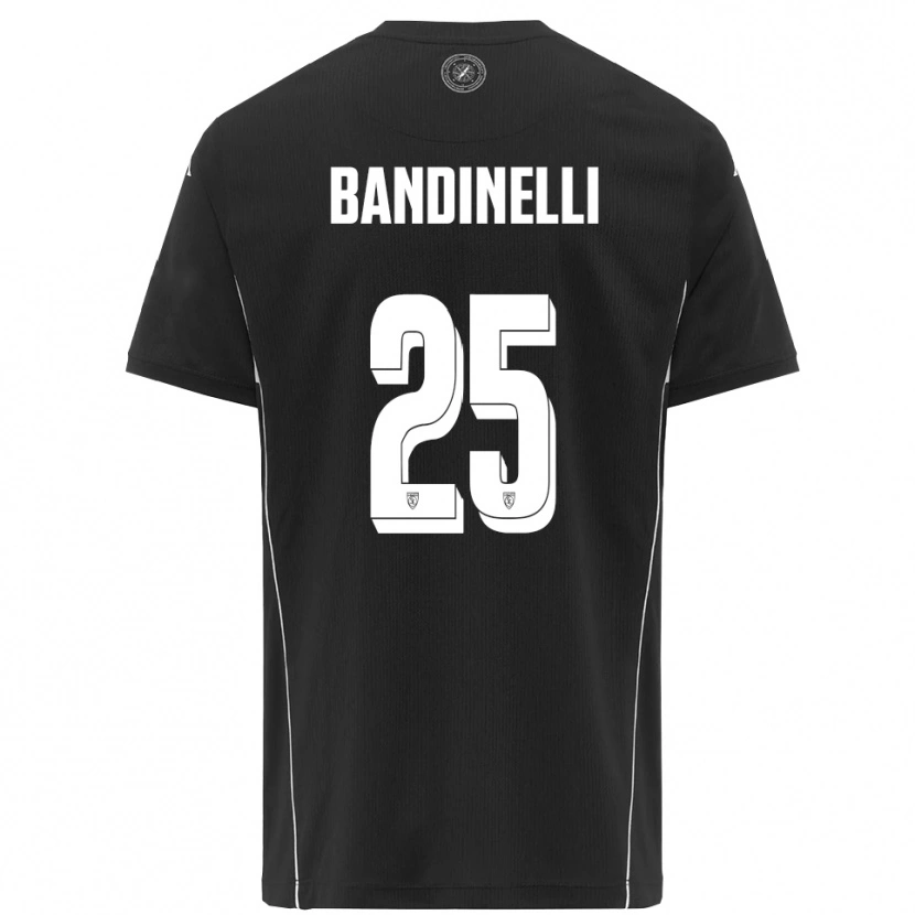 Danxen Kinder Filippo Bandinelli #25 Schwarz Weiß Auswärtstrikot Trikot 2025/26 T-Shirt Schweiz