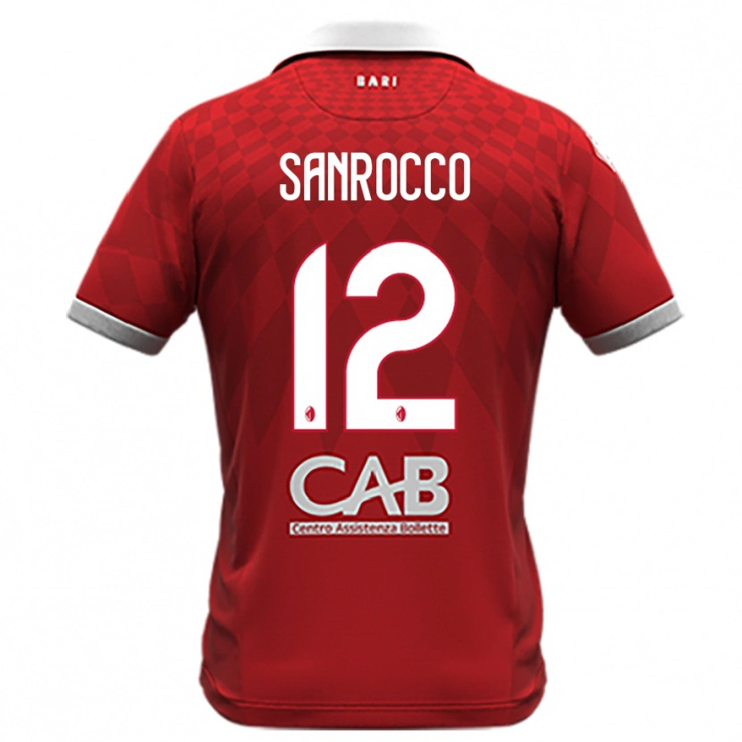 Danxen Kinder Michele Sanrocco #12 Rot Weiß Auswärtstrikot Trikot 2025/26 T-Shirt Schweiz