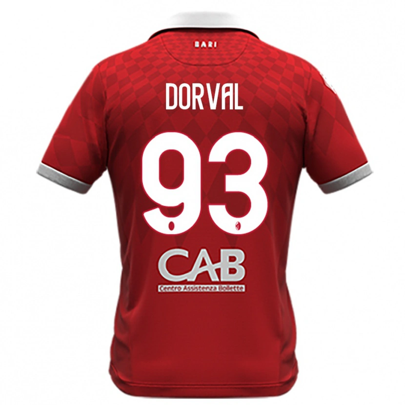 Danxen Kinder Mehdi Dorval #93 Rot Weiß Auswärtstrikot Trikot 2025/26 T-Shirt Schweiz