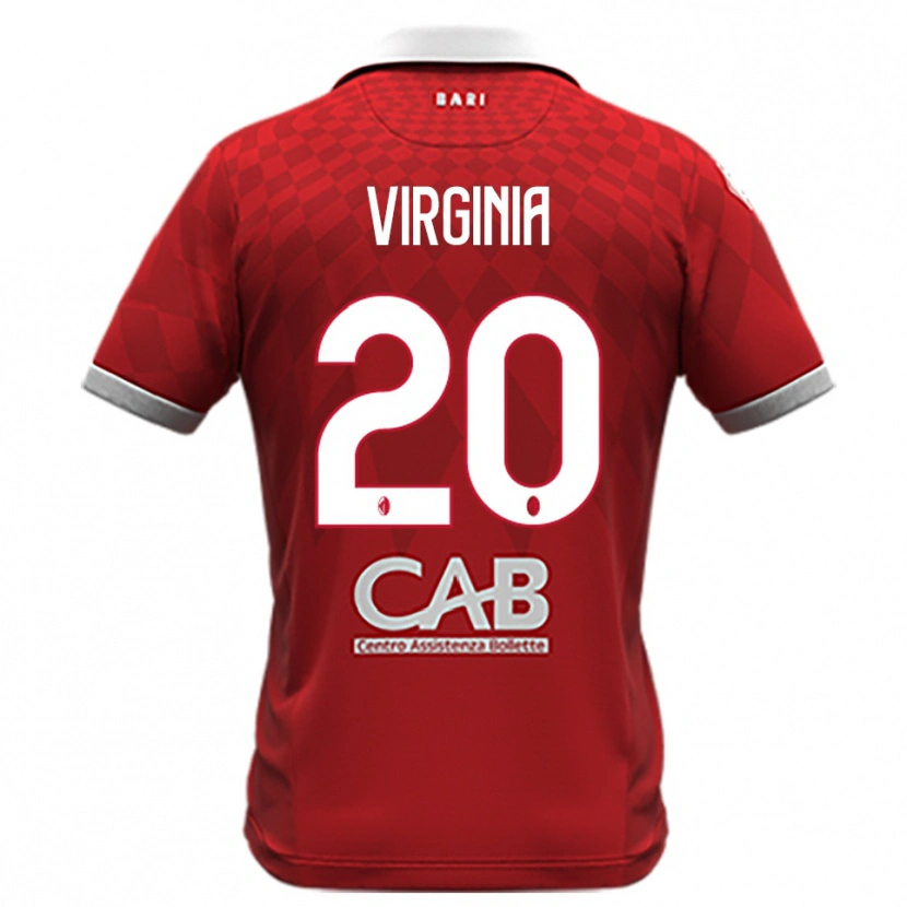 Danxen Kinder Kiswensida Virginia #20 Rot Weiß Auswärtstrikot Trikot 2025/26 T-Shirt Schweiz