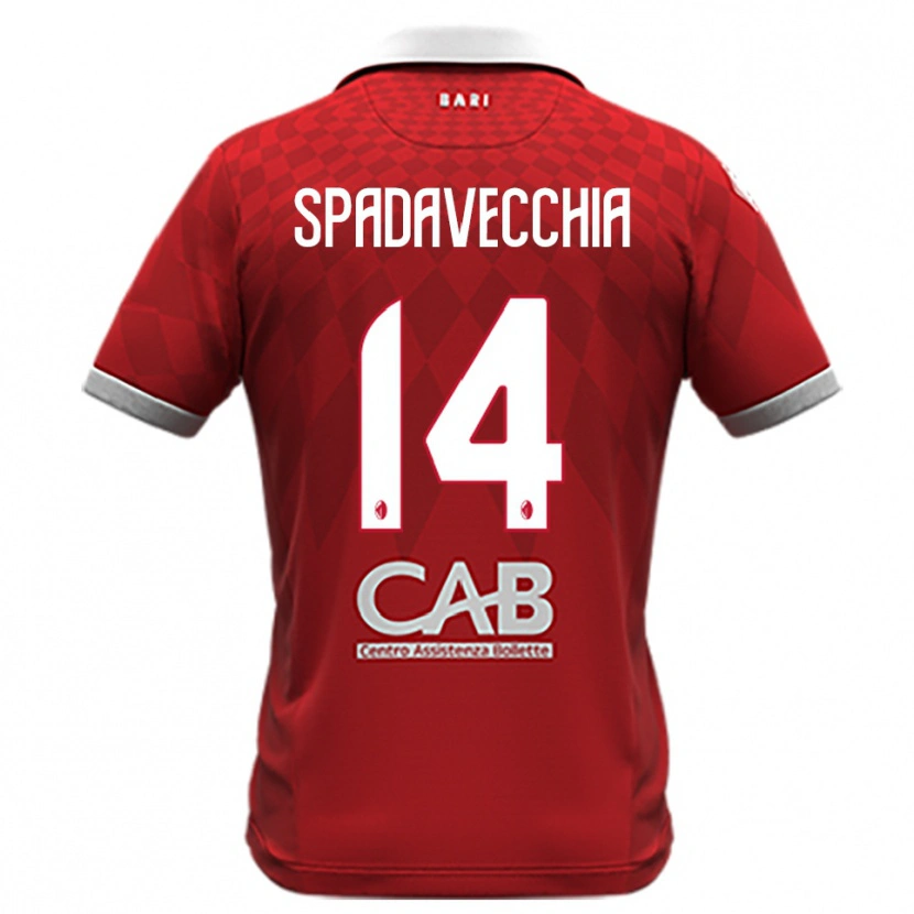 Danxen Kinder Pantaleo Spadavecchia #14 Rot Weiß Auswärtstrikot Trikot 2025/26 T-Shirt Schweiz