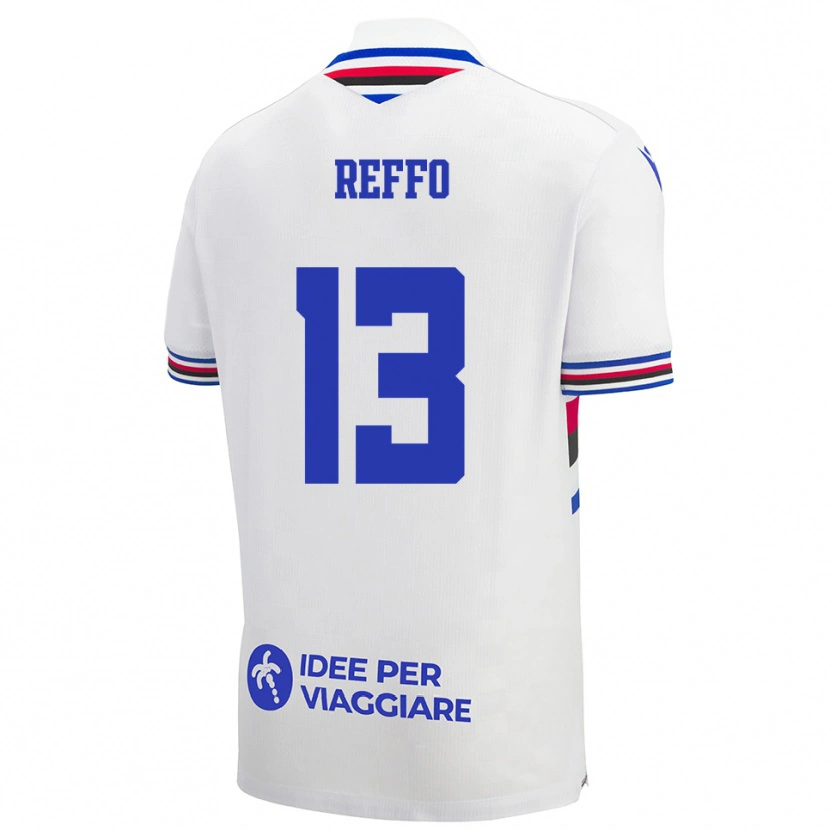 Danxen Kinder Mario Reffo #13 Weiß Blau Rot Auswärtstrikot Trikot 2025/26 T-Shirt Schweiz