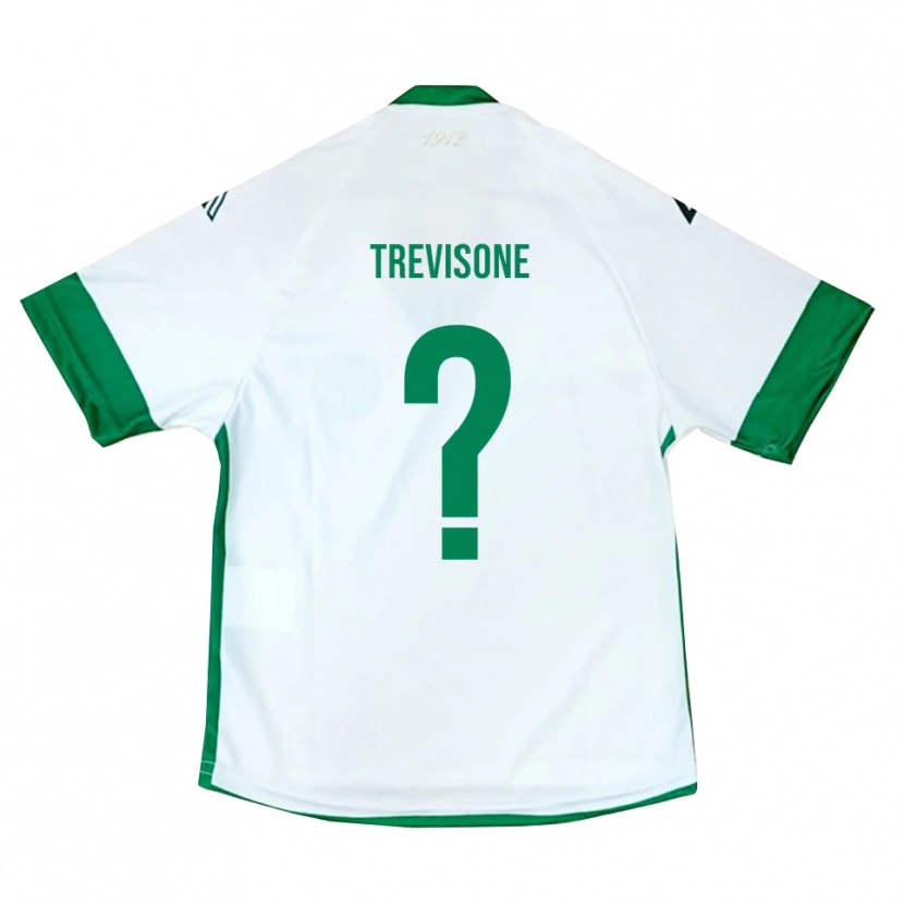 Danxen Kinder Manuel Trevisone #0 Weiß Grün Blau Auswärtstrikot Trikot 2025/26 T-Shirt Schweiz